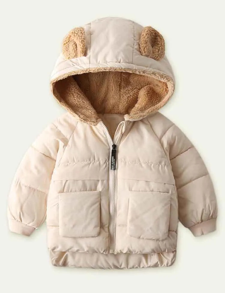 Fleece Zipper Cotton-Padded Jacket - Mini Taylor