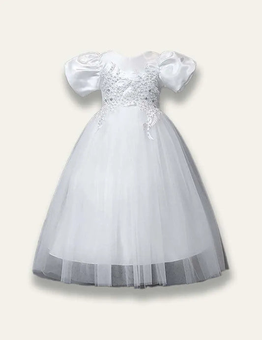 Floral Elegant Princess Party Tulle Dress - Mini Taylor