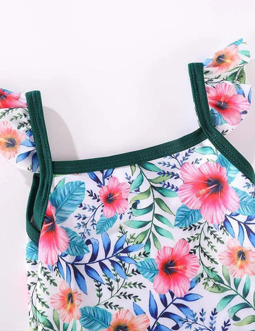 Floral Family Matching Swim Suit - Mini Taylor