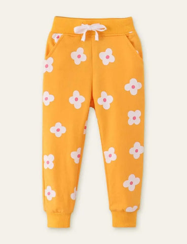 Floral Printed Sweatpants - Mini Taylor