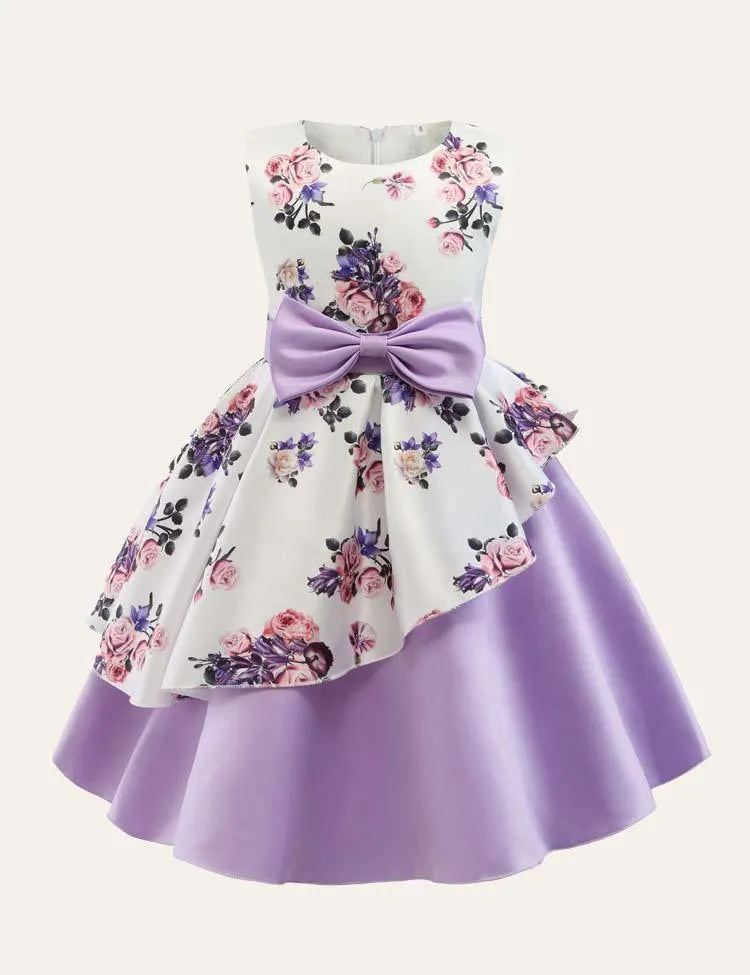 Floral Sleeveless Party Dress - Mini Taylor