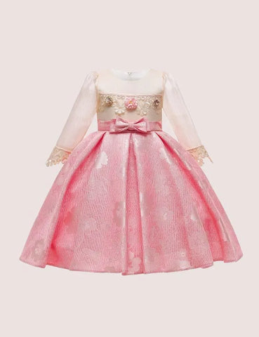 Flower Bow Party Dress - Mini Taylor