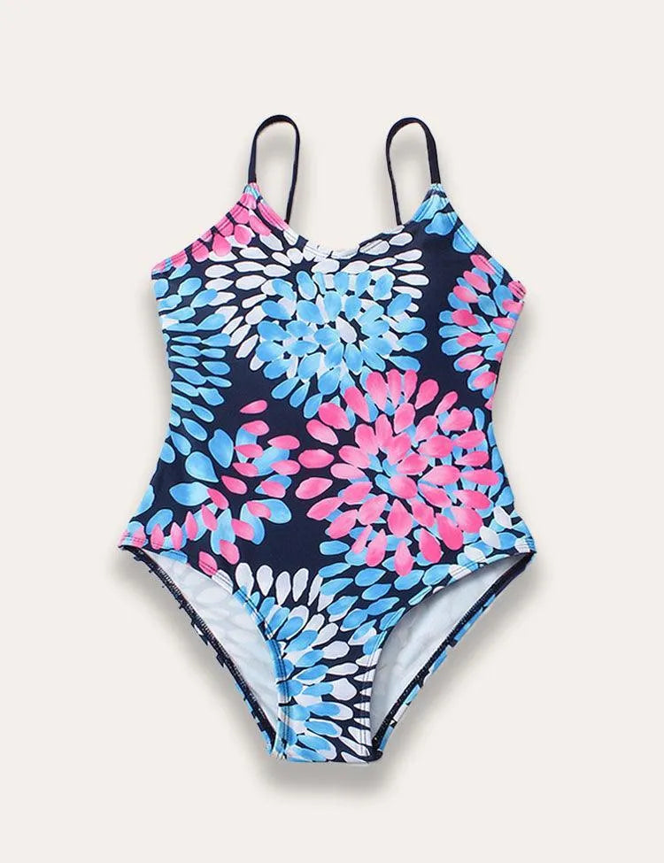 Flower One Piece Swimsuit - Mini Taylor