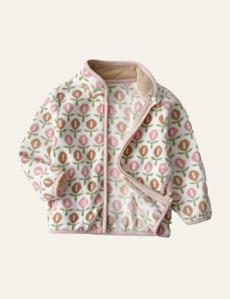 Flower Polar Fleece Jacket - Mini Taylor