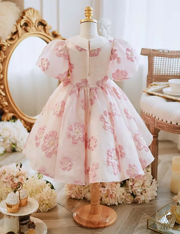 Flower Print Princess Dress - Mini Taylor