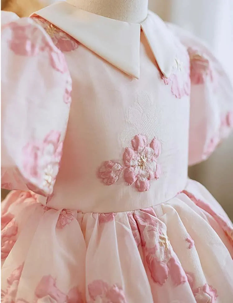 Flower Print Princess Dress - Mini Taylor
