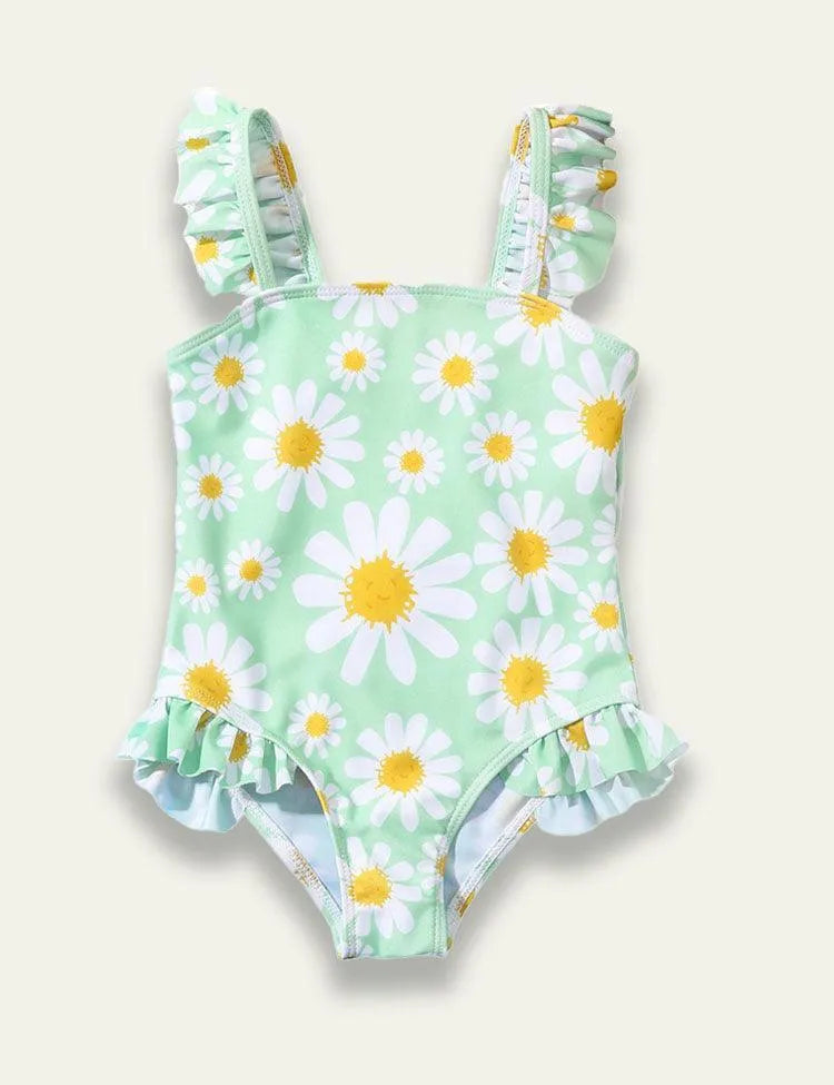 Flower Printed Sweet Swimsuit - Mini Taylor