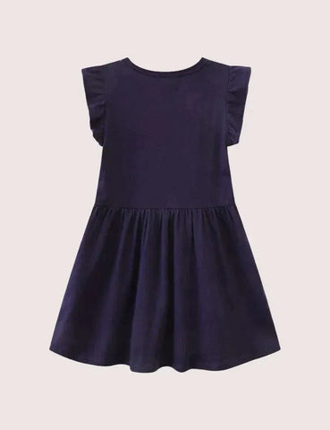 Flowers Rainbow Unicorn Dress - Mini Taylor