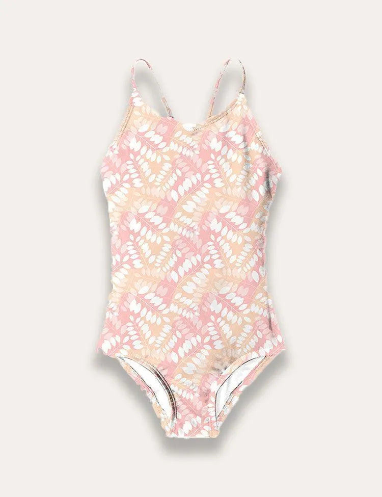 Fresh Leaves Conjoined Swimsuit - Mini Taylor