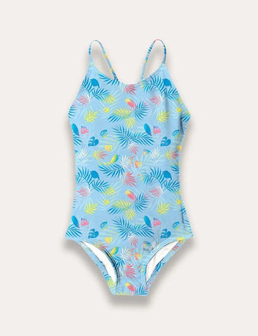 Fresh Leaves Conjoined Swimsuit - Mini Taylor