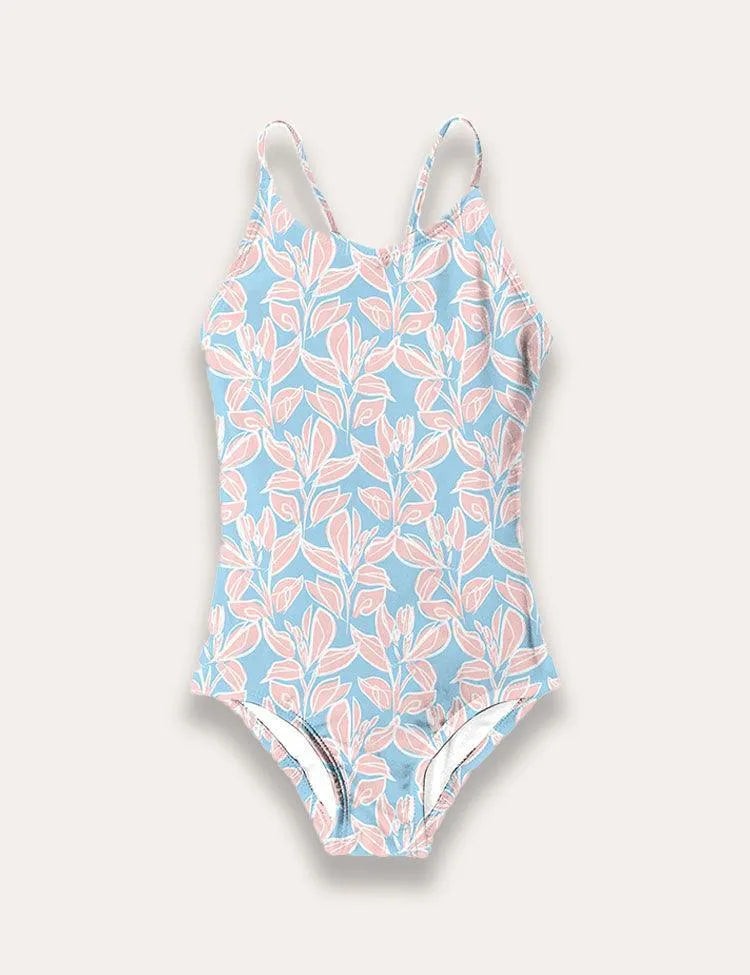 Fresh Leaves Conjoined Swimsuit - Mini Taylor