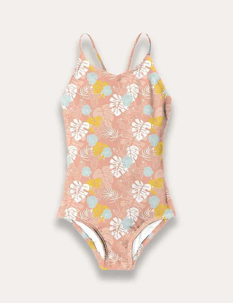 Fresh Leaves Conjoined Swimsuit - Mini Taylor