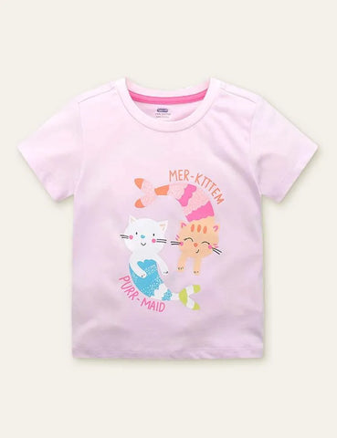 Funny Animal Printed T-shirt - Mini Taylor