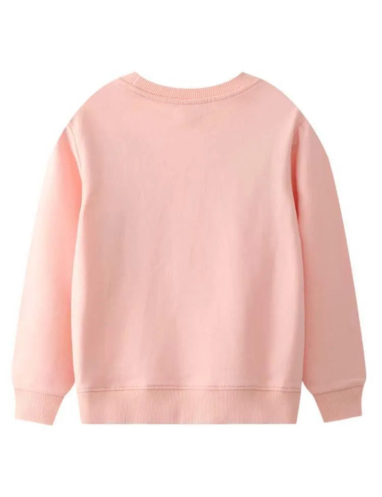 Giraffe Appliqué Long-Sleeved Sweater - Mini Taylor
