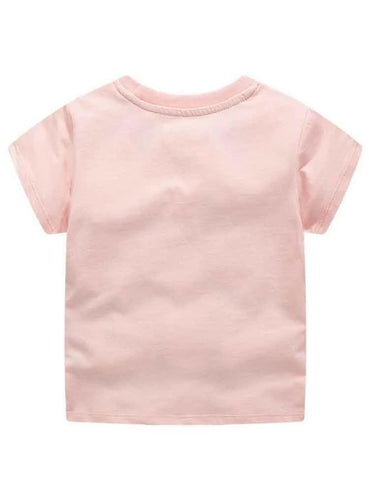 Giraffe Appliqué T-shirt - Mini Taylor