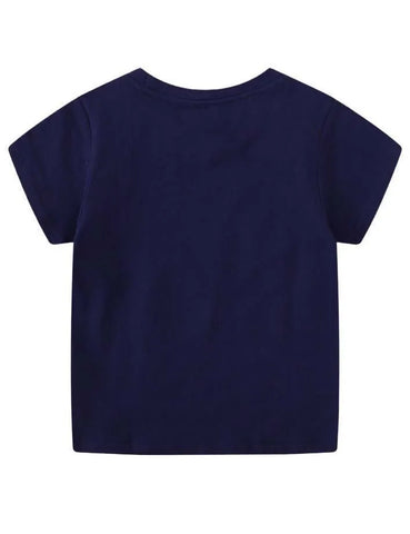 Glowing Dinosaur Short-Sleeved T-shirt - Mini Taylor