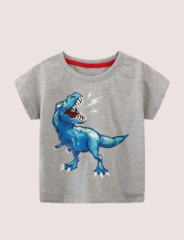 Glowing Dinosaur Short-Sleeved T-shirt - Mini Taylor