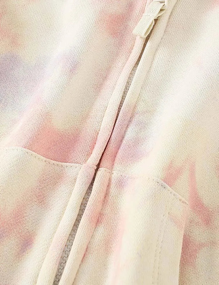 Gradient Printing Hooded Jacket - Mini Taylor