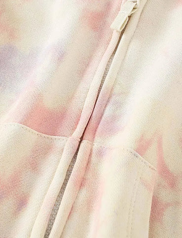 Gradient Printing Hooded Jacket - Mini Taylor