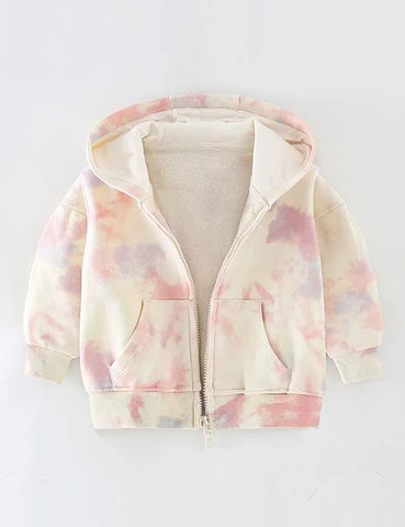 Gradient Printing Hooded Jacket - Mini Taylor