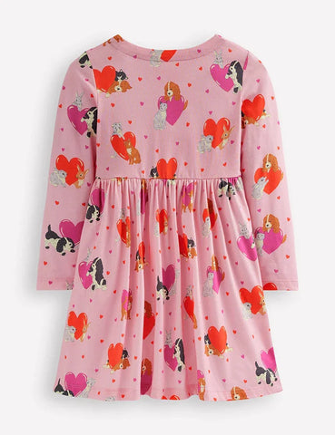 Long-Sleeved Fun Jersey Dress