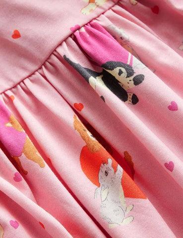 Long-Sleeved Fun Jersey Dress