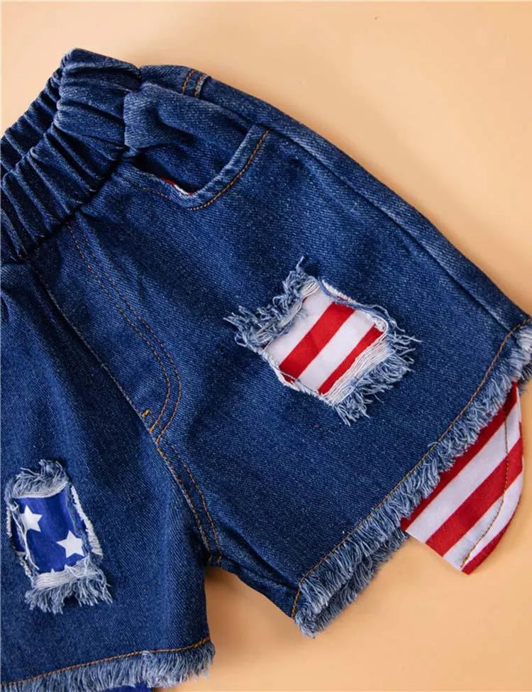 Independence Day Striped Car Set - Mini Taylor