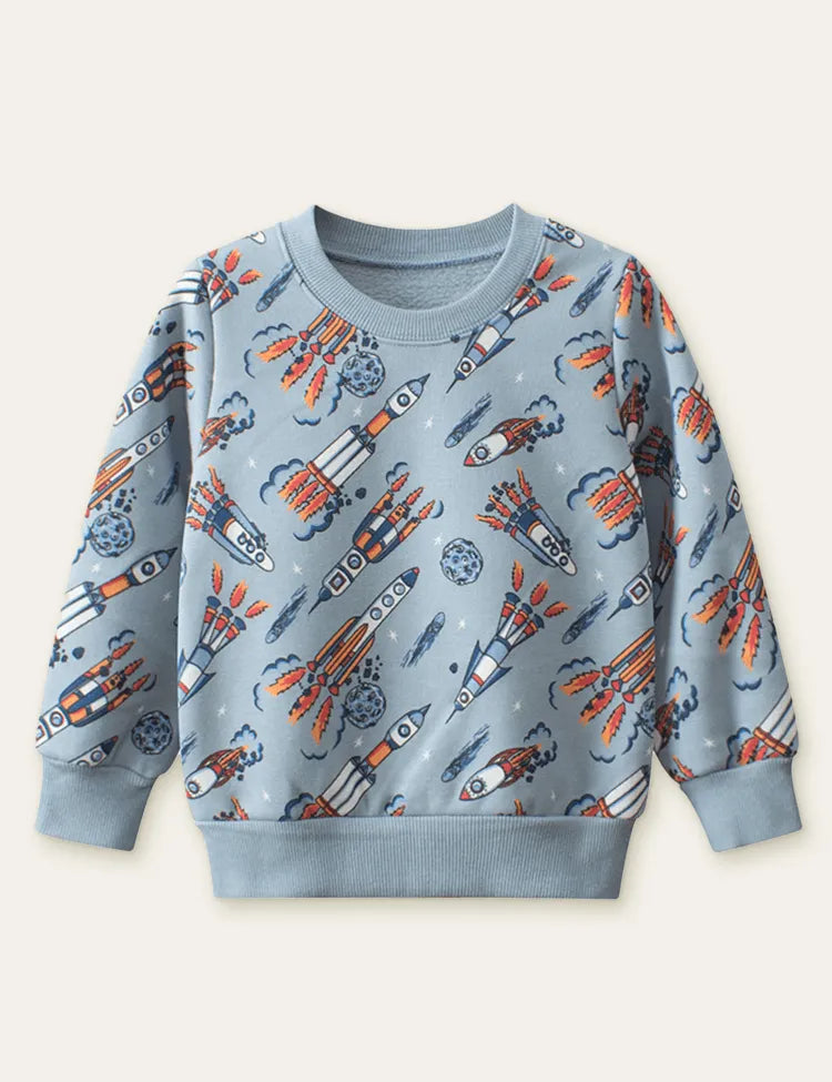 Jet Rocket Printed Sweatshirt - Mini Taylor