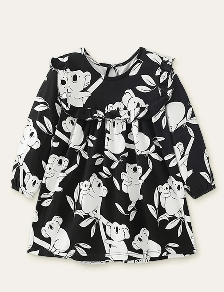 Koala Printed Dress - Mini Taylor