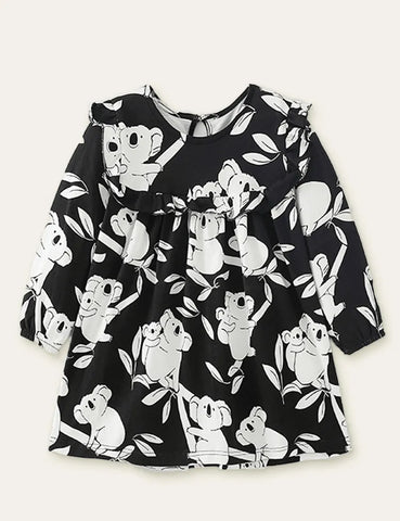 Koala Printed Dress - Mini Taylor