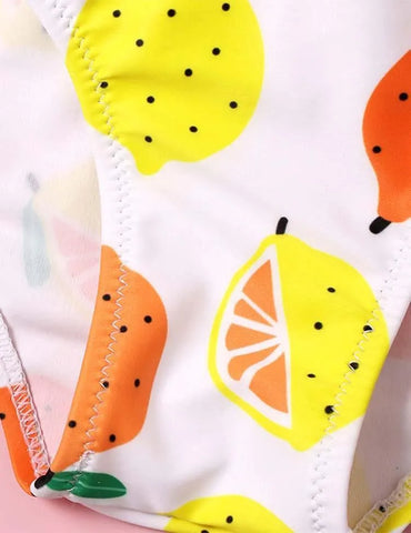 Lemon Printed Swimsuit - Mini Taylor