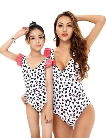 Leopard Print Family Matching Swimsuit - Mini Taylor