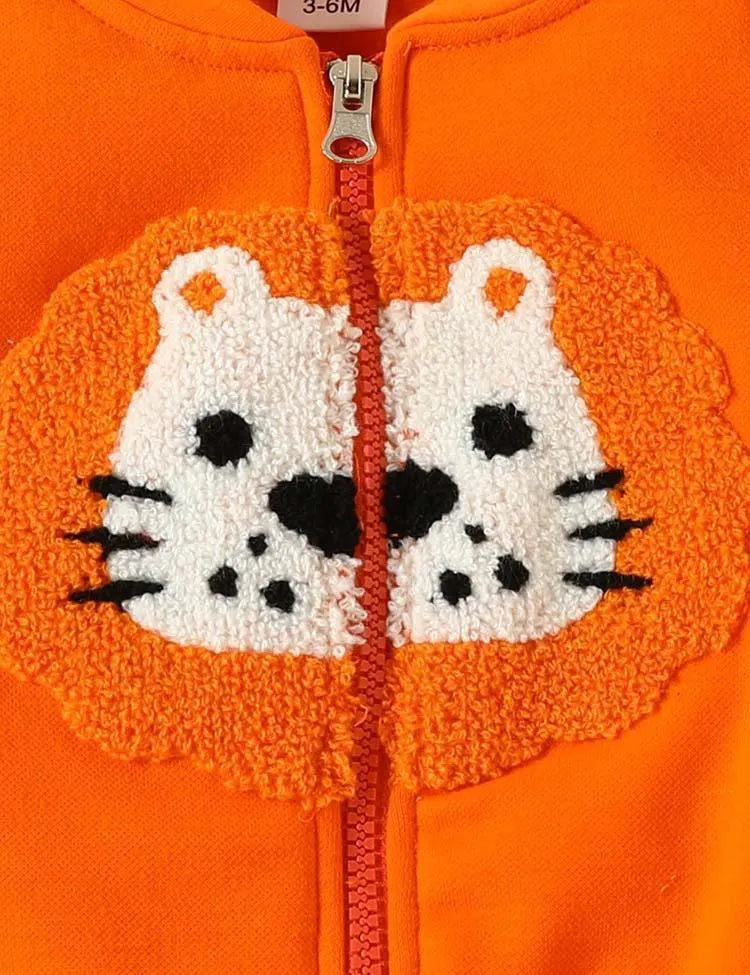 Lion Embroidered Sweater Suit - Mini Taylor