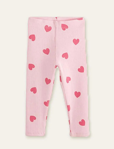 Love Printed Sweatshirt + Leggings - Mini Taylor