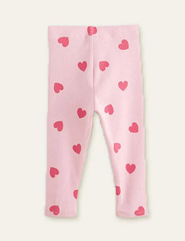 Love Printed Sweatshirt + Leggings - Mini Taylor