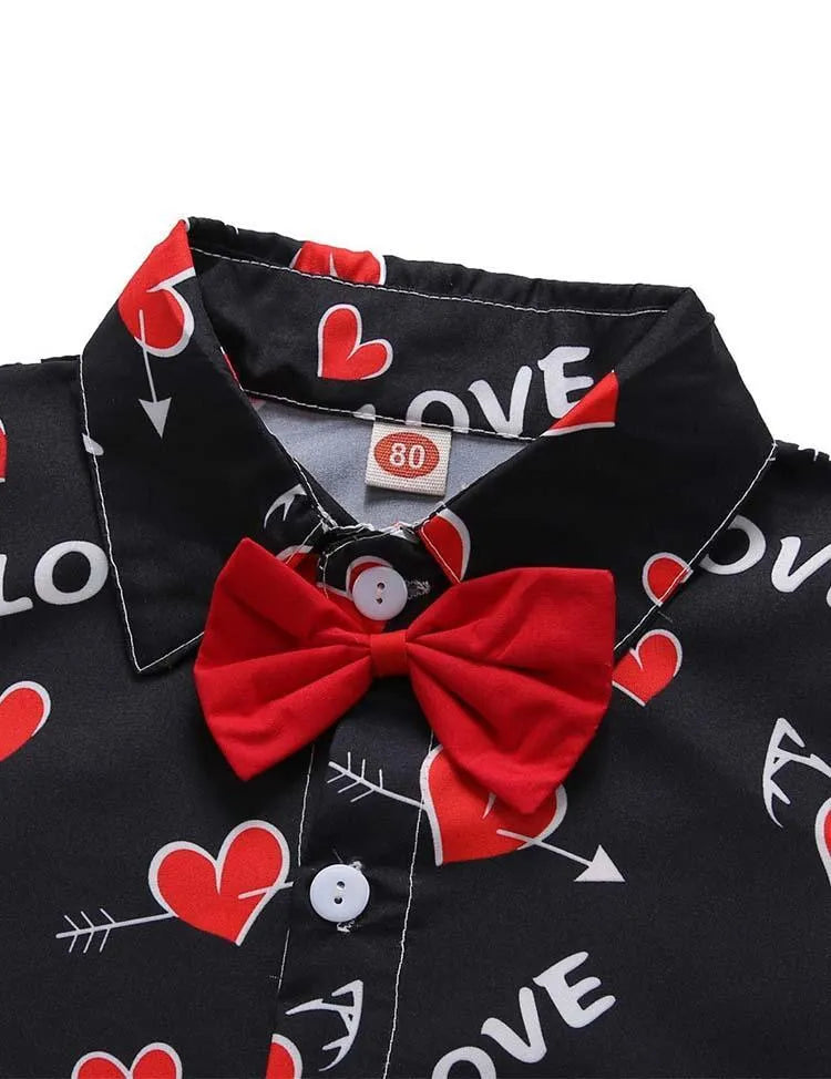 Love Short Sleeve Suit - Mini Taylor