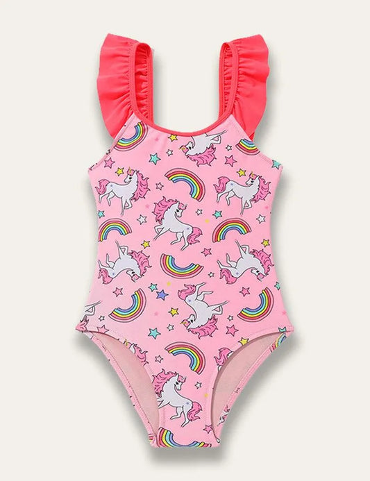 Lovely Unicorn Print Swimsuit - Mini Taylor