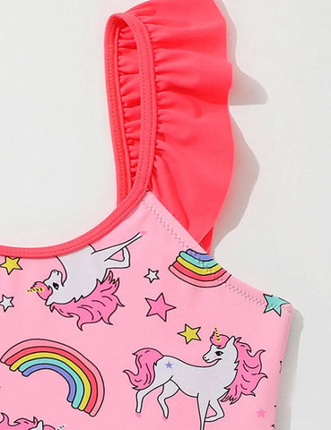 Lovely Unicorn Print Swimsuit - Mini Taylor