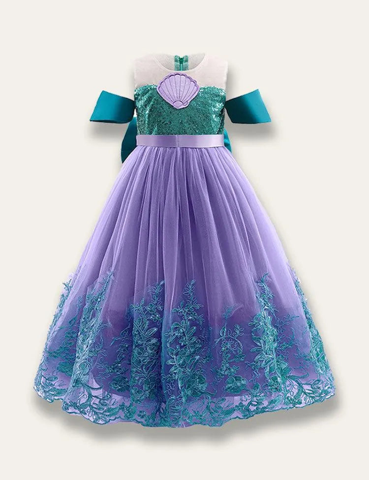 Mermaid Lace Princess Party Dress - Mini Taylor