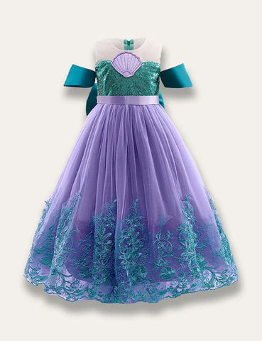 Mermaid Lace Princess Party Dress - Mini Taylor