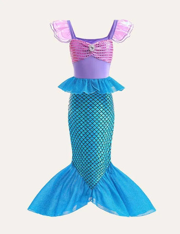Mermaid Mesh Party Dress - Mini Taylor
