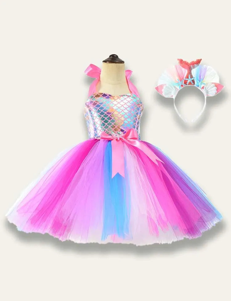 Mermaid Princess Tulle Party Dress - Mini Taylor