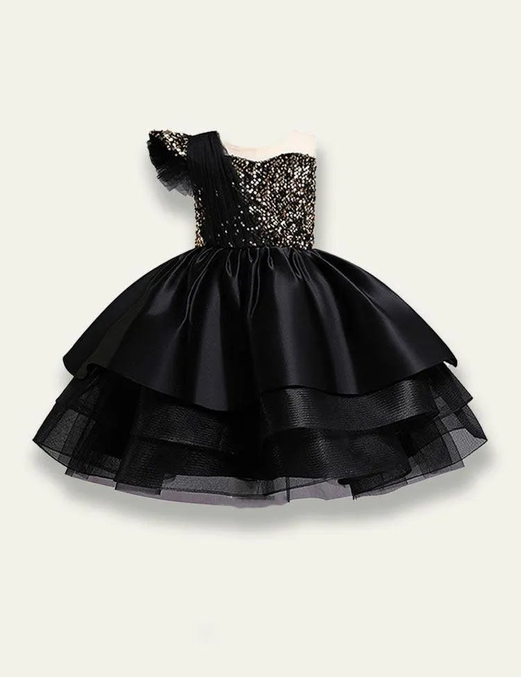 Mesh Sequin Party Dress - Mini Taylor