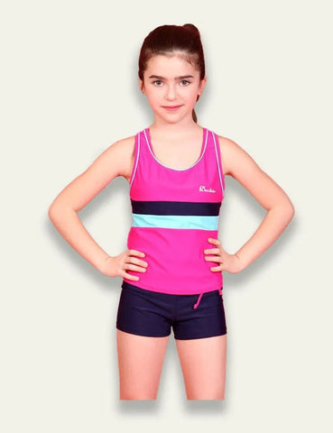 Minimalist Split Flat Angle Swimsuit - Mini Taylor