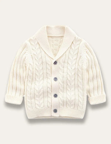Multicolor Handsome Knit Cardigan - Mini Taylor