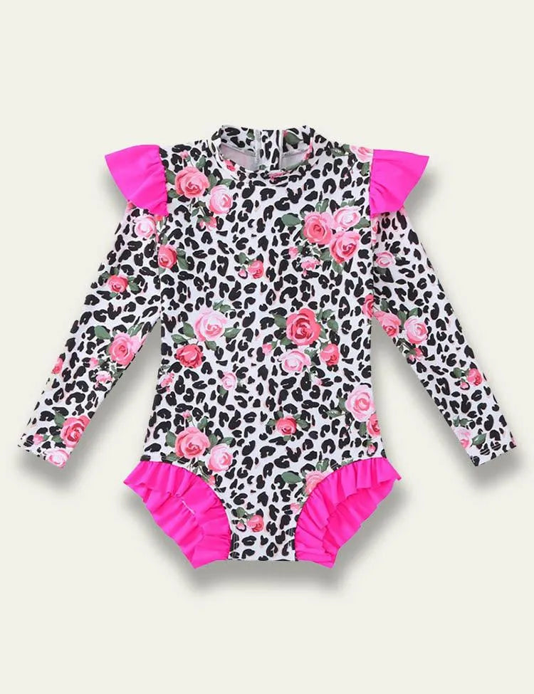 Multicolor Printed One-piece Swimsuit - Mini Taylor