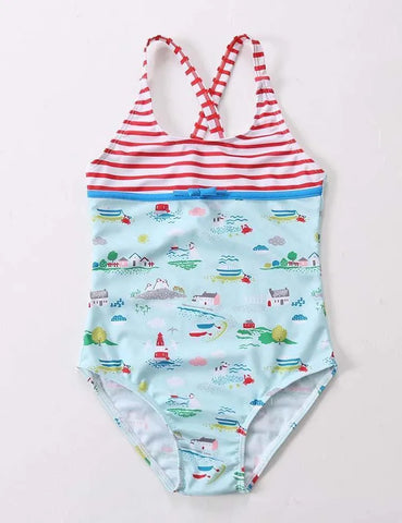 One-Piece Dinosaur Swimsuit - Mini Taylor