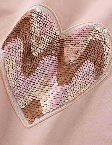 Pink Heart Princess Dress - Mini Taylor