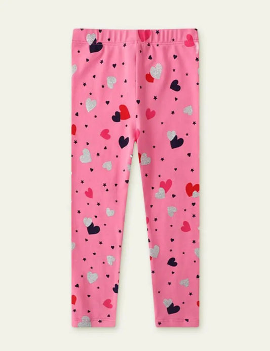 Pink Knitted Leggings - Mini Taylor