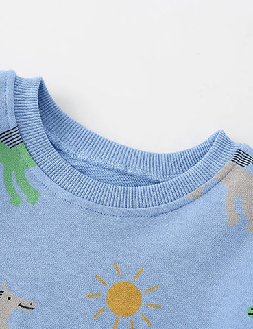 Pony Printed Sweatshirt - Mini Taylor